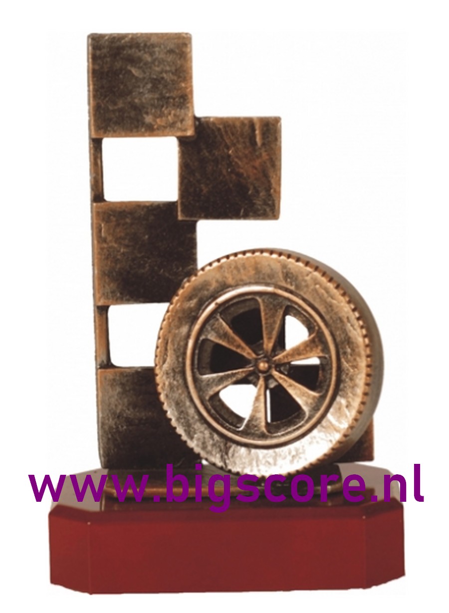 Auto Rally Metaalbeeld BEL188